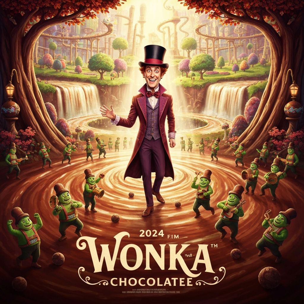 Film Wonka disponible sur abonnement IPTV KOLOS - streaming haute qualité